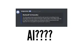 How to Make a AI Discord Bot That Generates Text in Python (Discord.py Rewrite)