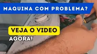 Maquina de Lavar Electrolux Não Puxa Agua | Sem Pressão | Enche Desligada