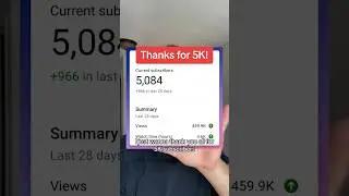 Thanks for 5k subs! 