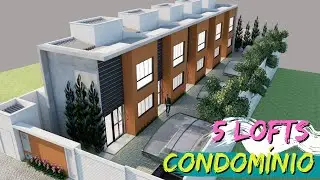 5 MINI CASAS TIPO LOFTS 40m²  - CONDOMÍNIO DE LOFTS PARNAMIRIM - RN