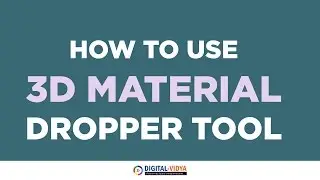 Photoshop 3d Material Drop Dropper Tool