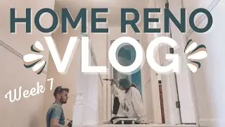 Home Renovation Vlog - Week 7 - Cleaning, Painting & New Carpet!