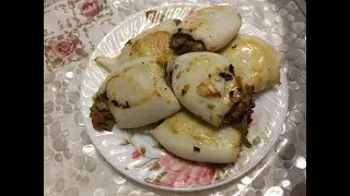 Фаршированные кальмары |  Рецепт #кальмары #простойрецепт #рецепт #кулинария