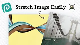 How to stretch image in Photopea (Expand Trick)