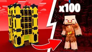 Construimos la GRANJA de 100 PIGLINS  - MINECRAFT SURVIVAL 1.20 | #21