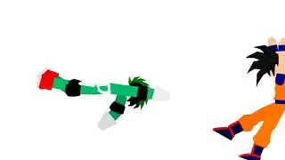 Short Stick animation - Deku vs Goku