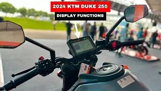 2024 KTM Duke 250 Gen 3 Display Front Console Functions Explained