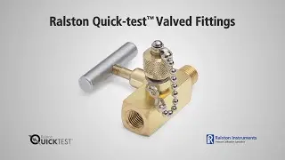How to use Ralston valve fittings