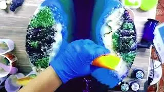 Ocean Clock From Resin ( Part-2) | Step by step resin tutorial | Resin Art | by Shweta reactions