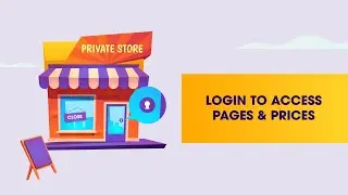 Shopify B2B Login to Access Pages App by BSS Commerce