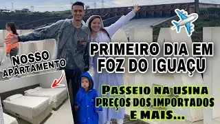 PRIMEIRO DIA EM FOZ DO IGUAÇU - Preços no duty free, Apartamento Airbnb, usina de Itaipu…