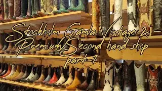 Vintage shop and premium second hand shop at Gamla Stan Part-1
