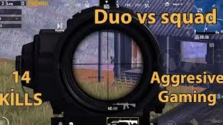 14 KILLS | Sanhok | Duo vs Squad | Pubg Mobile | Chicken Dinner