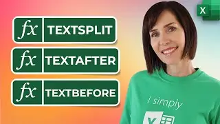 3 NEW Excel Text Functions I wish I had years ago!
