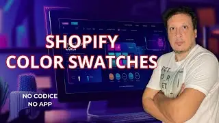 Come aggiungere i campioni colore su Shopify
