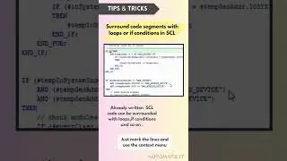 Tips & tricks SCL #shorts