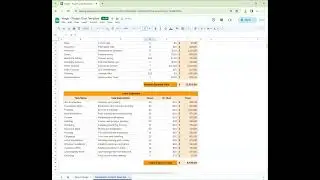 Vergo Project Cost Template