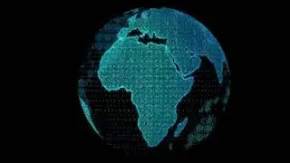 hologram planet earth free black screen