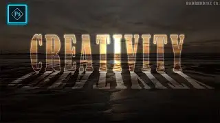 PhotoShop Tutorial - GLOWING LIGHT TEXT EFFECT - CREATIVITY🤩