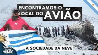 CHEGUEI NO LUGAR DA QUEDA DO AVIÃO DO FILME A SOCIEDADE DA NEVE