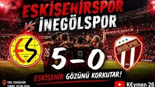 🔥 ESKISEHIRSPOR’S 5-0 SHOW! 😱 | THEY CRUSHED INEGOLSPOR! FRIENDLY MATCH ♥️🖤 | STADIUM VLOG