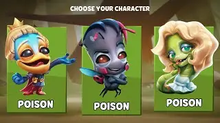 Which Character Poison is Dangerous | Zooba