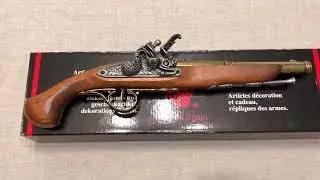 Пистоль кремниевый классический латунь 18 в., Classic Flintlock pistol, 18th. C., Denix 1102/L