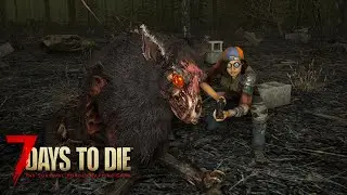 НОВЫЙ ЗАРАЖЁННЫЙ ДИКИЙ ВОЛК! — 7 Days To Die #9.7
