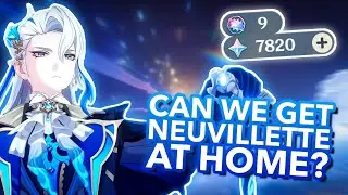 Pilling NEUVILLETTE but I don't Have Primogems! | Genshin Summons