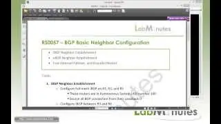 LabMinutes# RS0057 - Cisco BGP Basic Neighbor Configuration (Part 1)