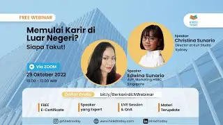 Memulai Karir di Luar Negeri? Siapa Takut! | HiredToday Talkshow