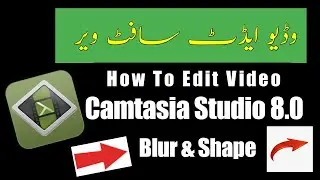 How to add arrows and shapes in CAMTASIA STUDIO very easy