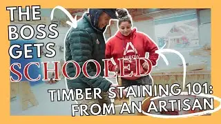 How-to (And How-NOT-to) Stain Timber Beams