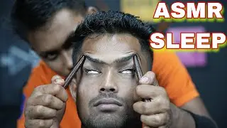 ASMR Sleeping Head Massage For Deep Sleep | Stick Head Massage And Neck Cracking ASMR