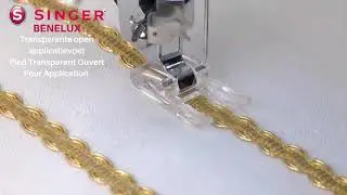 SINGER® Transparante Open Applicatievoet / Pied Transparent Ouvert Pour Application