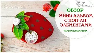 Мини-альбом с поп-ап элементами. Коллекция "Варенье из одуванчиков" ScrapMania
