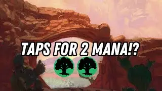 Mono Green Desert Ramp! Generate TONS of mana by untapping Arid Archway!  Standard MTG Arena.