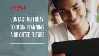 Higher Education Online Learning Digital Signage Sample