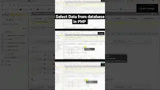 Select Data from database in PHP