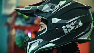 IXS шлем кроссовый 362 2.2 черно-серый матовый XS