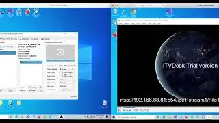 Setup ITVDesk ONVIF IP Camera media From File and test it over VLC player