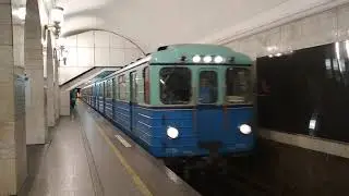 Перегонка ретропоезда в Автово