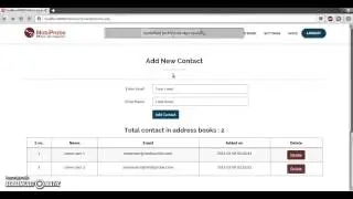 Remove contact from your MobiProbe Address Book