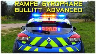 Rampe gyrophare Bullitt Advanced  105 cm double couleur (Classe 2)