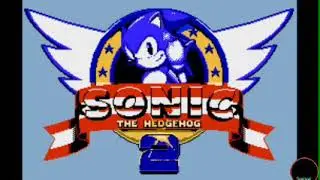 Sonic The Hedgehog 2 Title Screen (