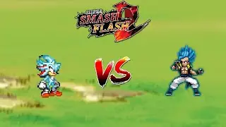 SSF2 Mods: SSB Gogeta vs Hyper Shadic
