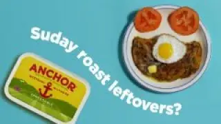 Bubble and squeak food hack with veggie leftovers | Anchor Butter