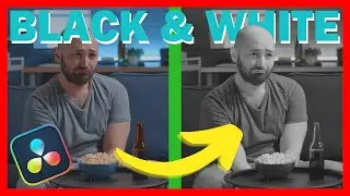 COLOR GRADING BIANCO & NERO con DaVinci Resolve 18 - Black & White