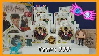 NEW HARRY POTTER STICKER ALBUM! From the films of Starter Pack and trading card holder stickers