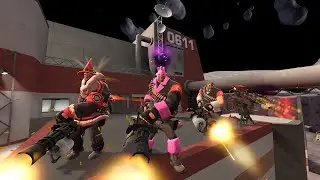TF2 MvM  Custom Map - MoonBase Expert - Engineer Gameplay